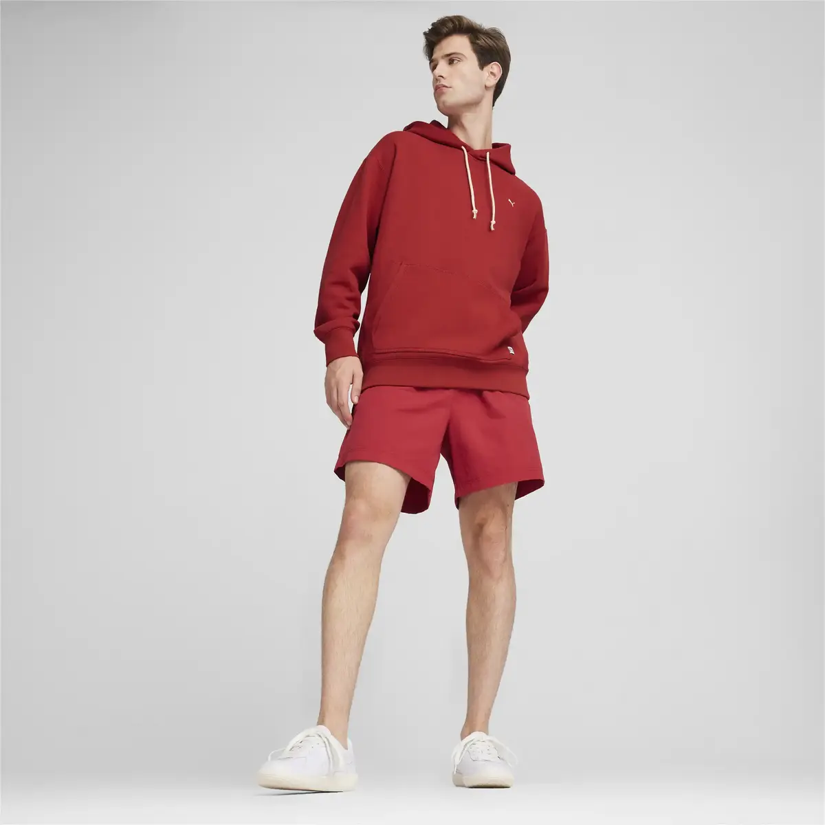 Puma MMQ Hoodie Kırmızı Erkek Sweatshirt