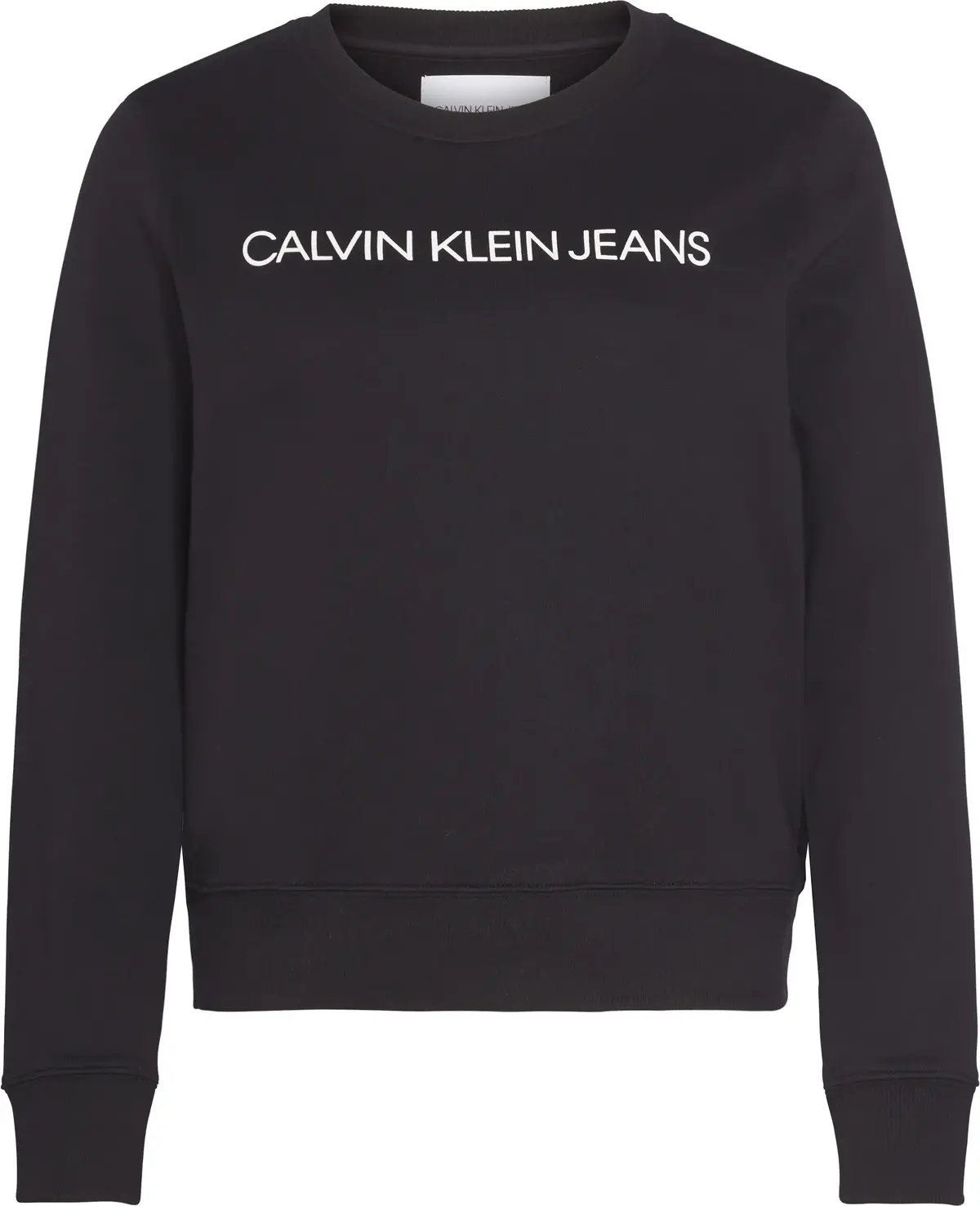 Calvin Klein INSTITUTIONAL CORE L Kadın Siyah Sweatshirt