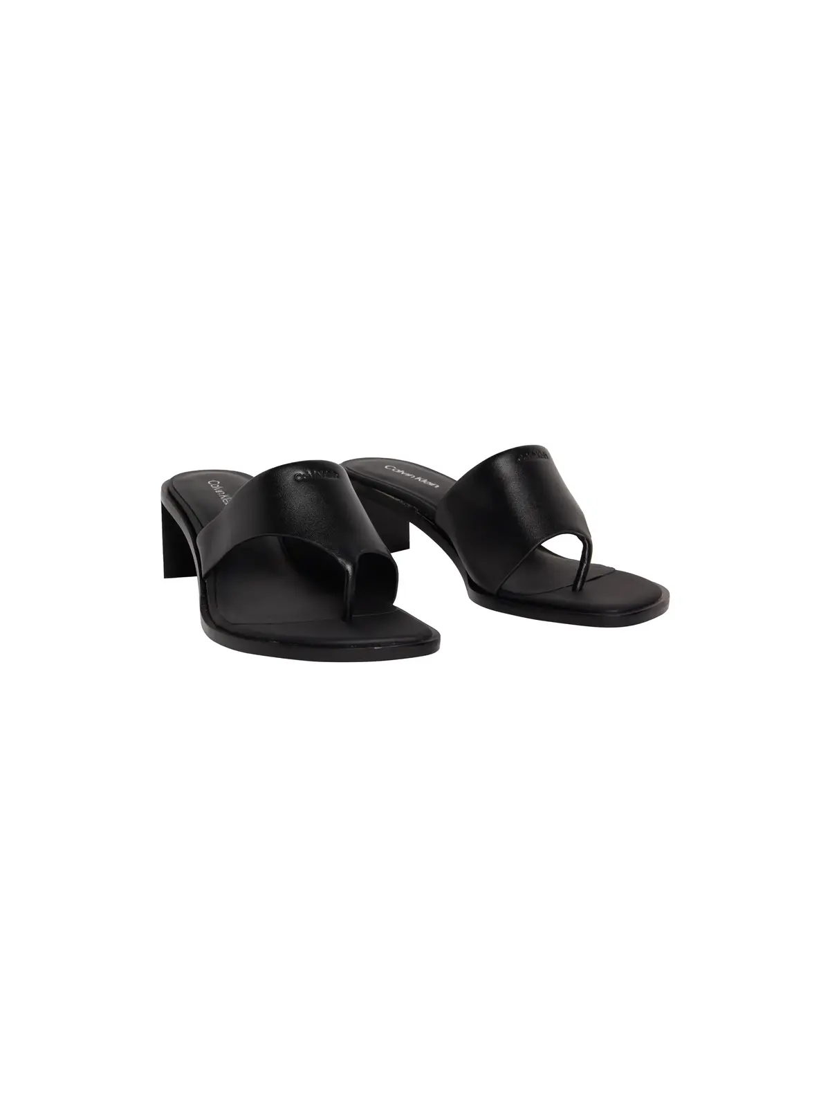 Calvin Klein BLOCK HEEL SNDL THON, 0GJ, 36 Siyah Kadın Terlik