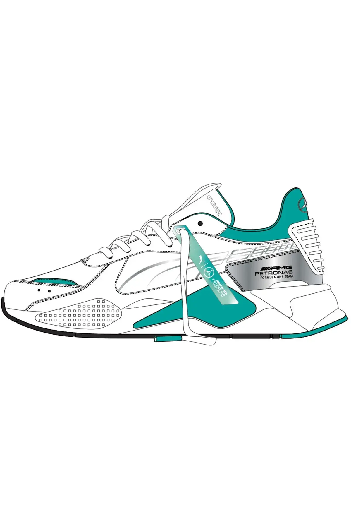Puma Mapf1 Rs-X Beyaz Erkek Günlük Spor Ayakkabı