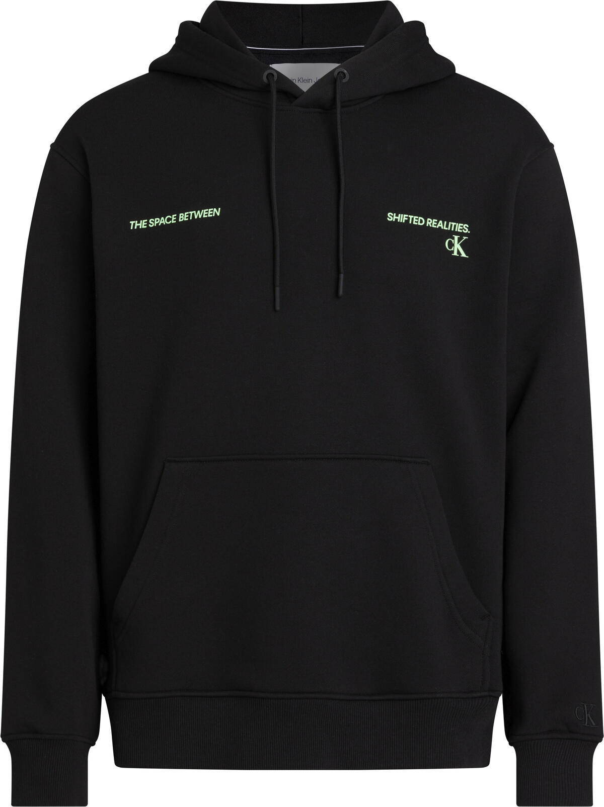 Calvin Klein HYPER REAL LANDSCAPE Erkek Siyah Hoodie