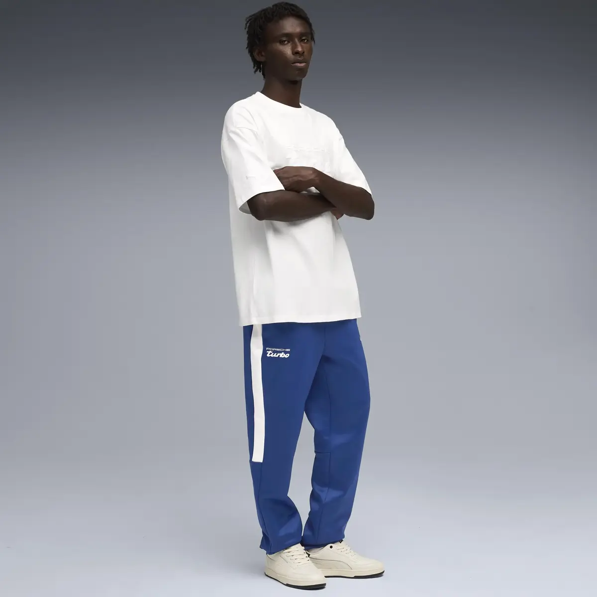 Puma PL ESS Tee Beyaz Erkek T-Shirt