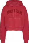 Tommy Hilfiger TJW BOXY CRP GMD VAR, XME Kırmızı Kadın Sweatshirt