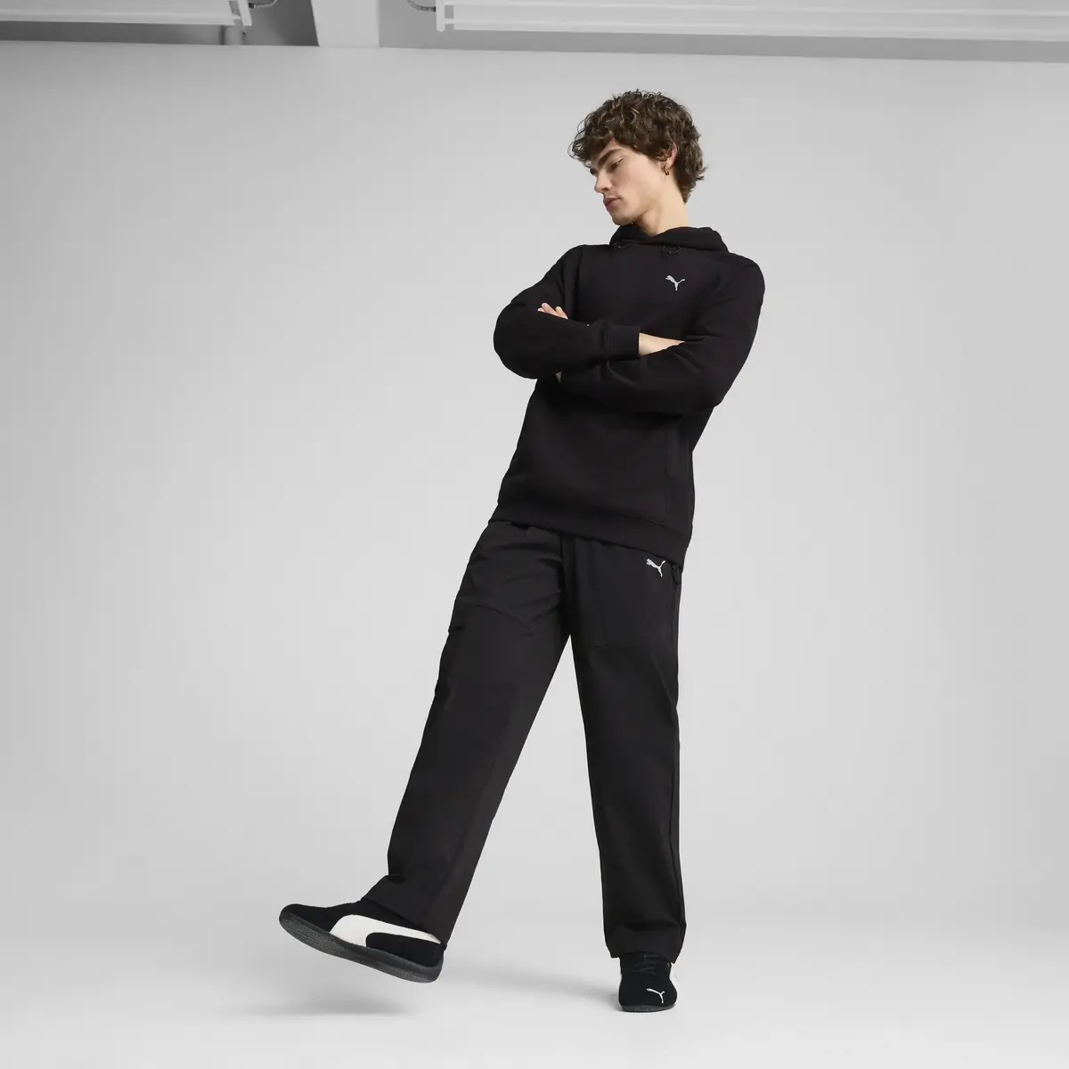 PUMATECH Relaxed Cargo Pants Siyah Erkek Eşofman Altı
