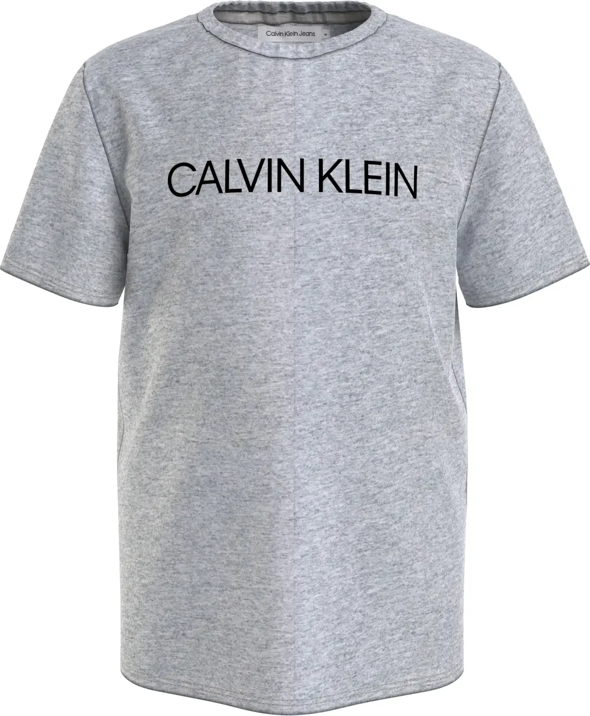 Calvin Klein INSTITUTIONAL T-SHIR Erkek Gri T-Shirt