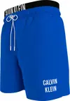 Calvin Klein MEDIUM DOUBLE WAISTB Erkek Mavi Deniz Şortu