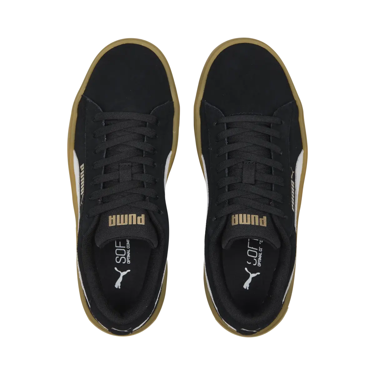 Puma Smash Platform v3 SD Siyah Kadın Spor Ayakkabı & Sneaker