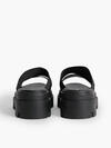 Calvin Klein TOOTHY COMBAT SANDAL Kadın Siyah Sandalet