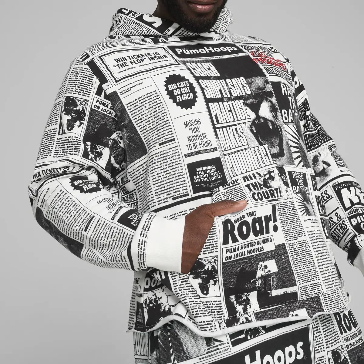 Puma Media Day Hoodie Siyah Erkek Sweatshirt