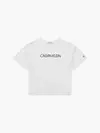 Calvin Klein INSTITUTIONAL LOGO B Kadın Beyaz T-Shirt