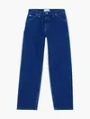 Calvin Klein 90S STRAIGHT UTILITY Kadın Mavi Kot Pantolon