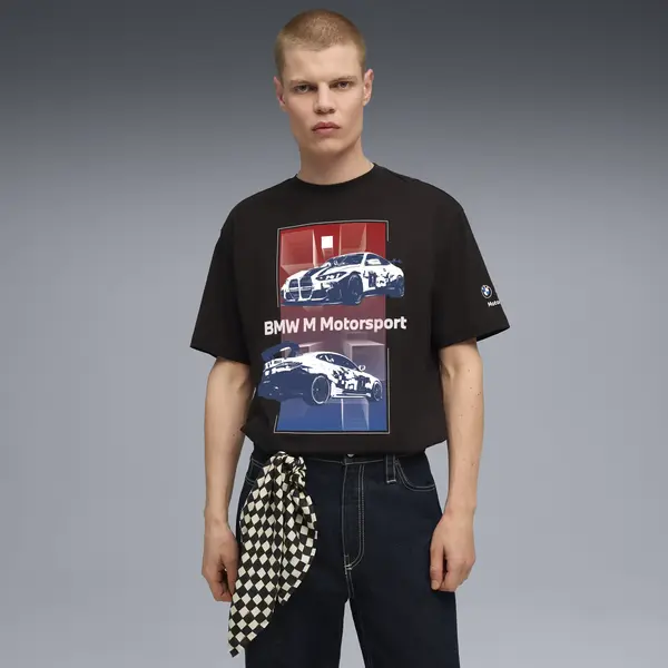 Puma BMW MMS Block Tee Siyah Erkek T-Shirt