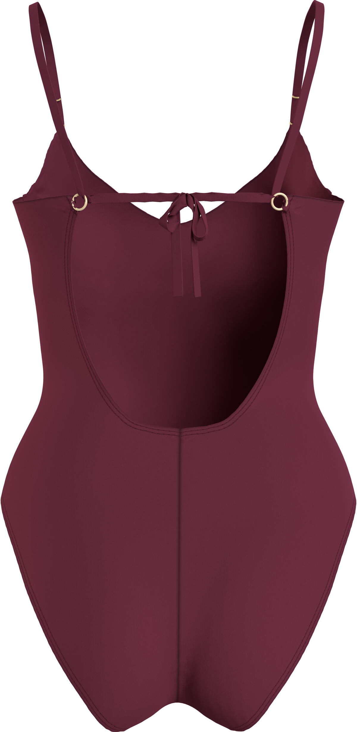 Calvin Klein ONE PIECE Kadın Bordo Mayo