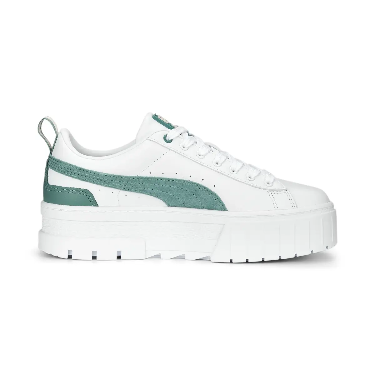Puma Mayze Lth Wn s Beyaz Kadın Günlük Spor Ayakkabı