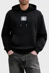 Calvin Klein LS EU 350TERRY SP CK BOX GRAPHIC Siyah Erkek Sweatshirt