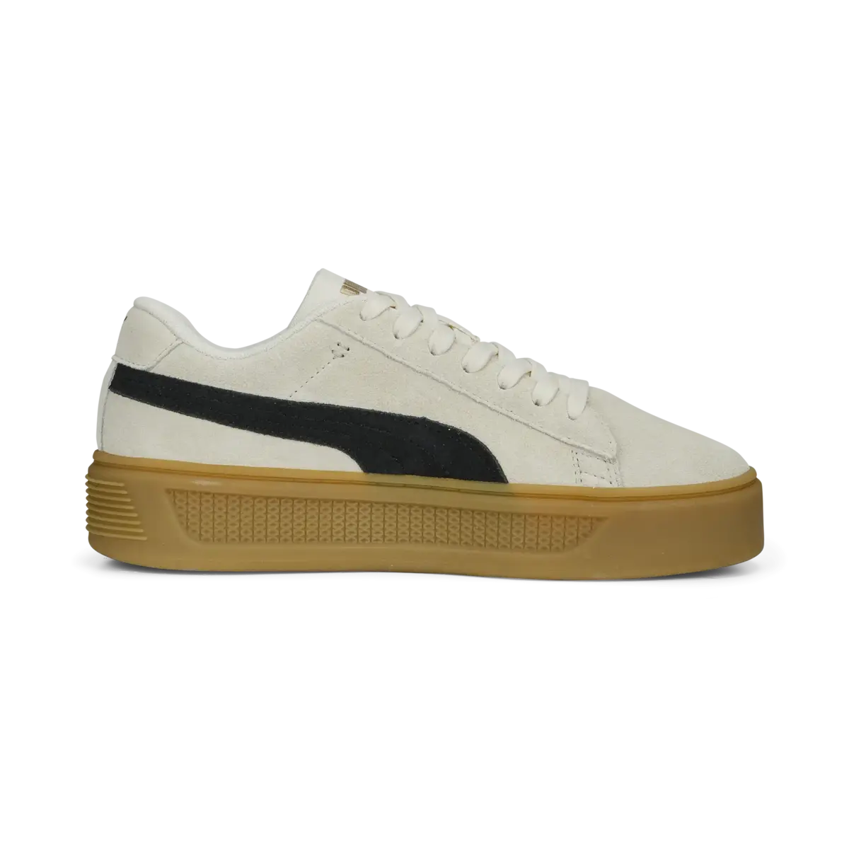 Puma Smash Platform v3 SD Krem Kadın Spor Ayakkabı & Sneaker