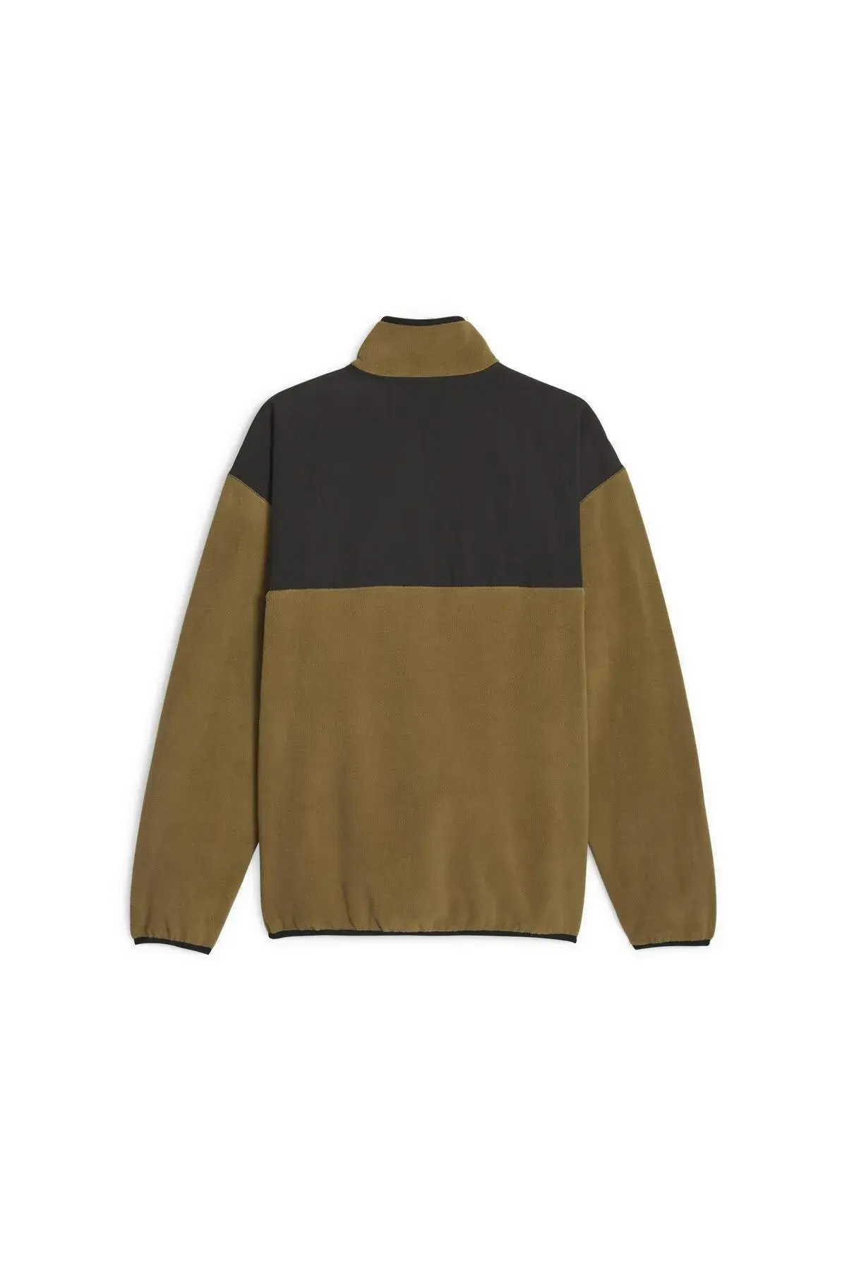 Puma CLASSICS UTILITY Polar Fleece Half-Zip Kahverengi Erkek Yarım Fermuarlı Sweatshirt