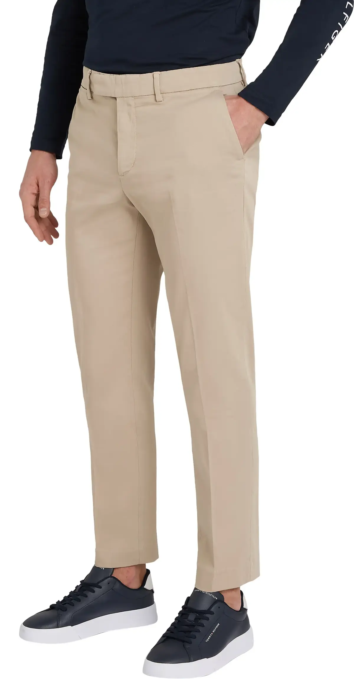 Tommy Hilfiger DC DENTON FF STRUCTU, RBT Bej Erkek Pantolon