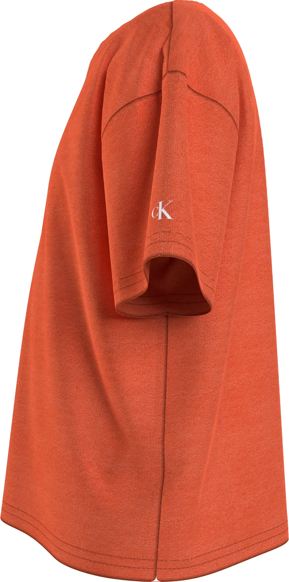 Calvin Klein CKJ LOGO BOXY T-SHIR Kadın Turuncu T-Shirt