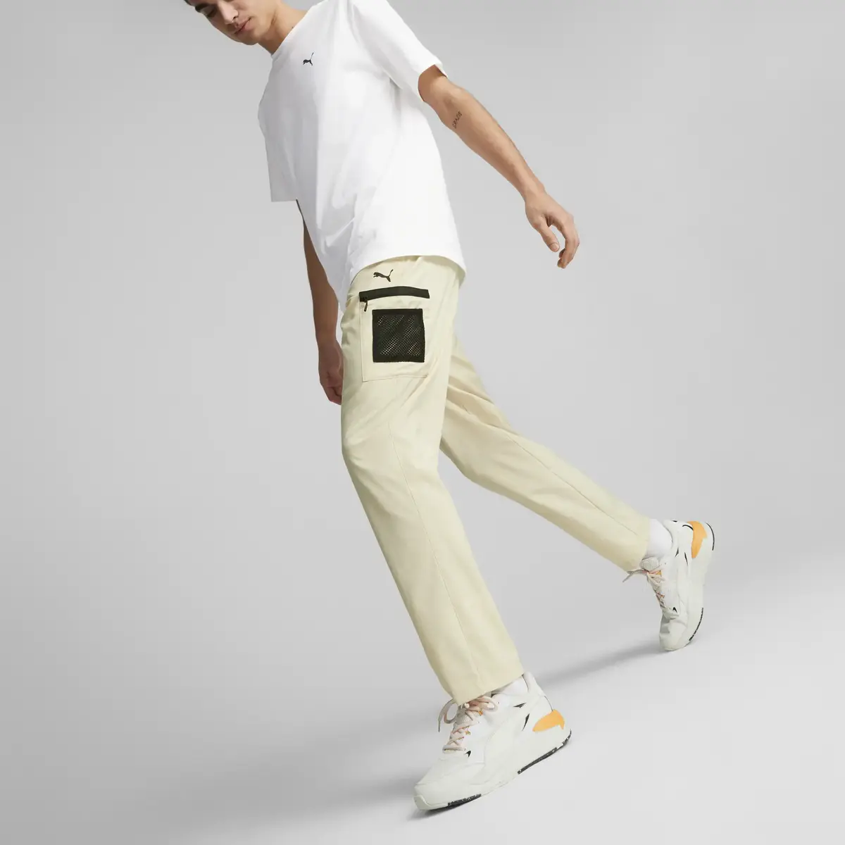 Puma OPEN ROAD Woven Pants Bej Erkek Eşofman Altı