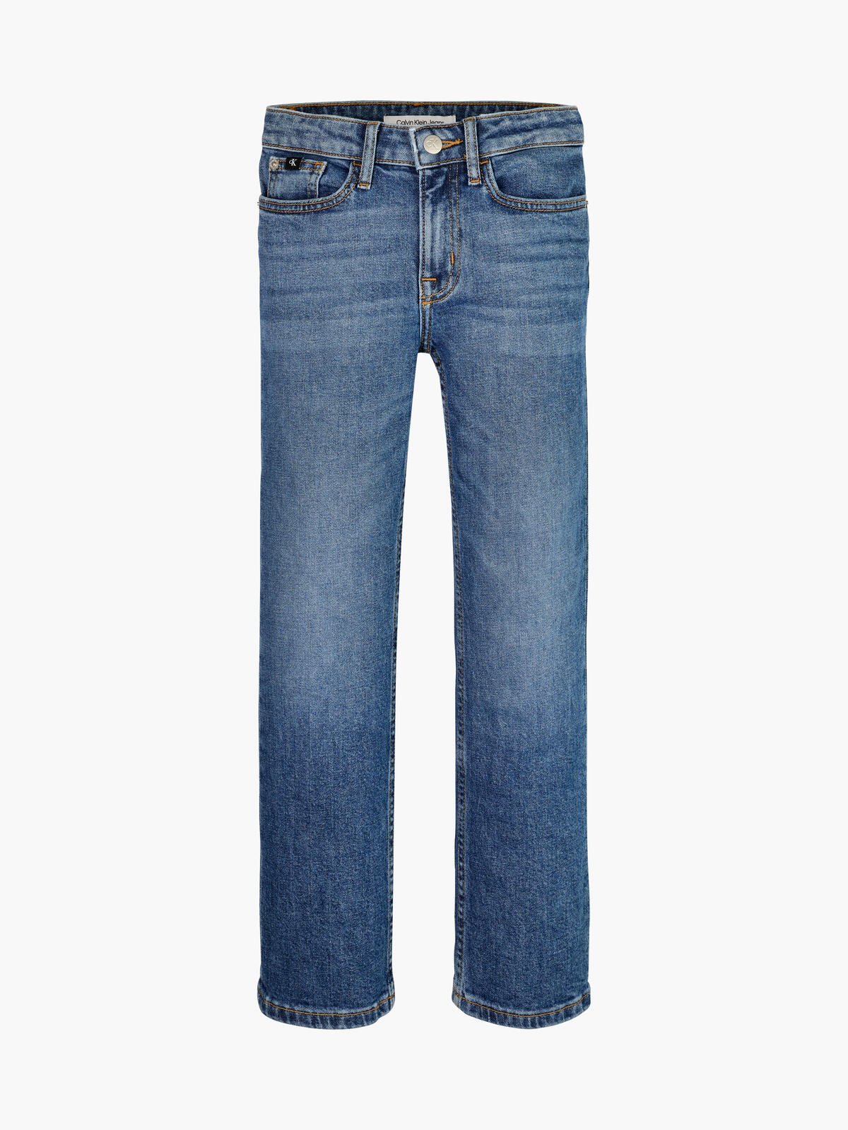 Calvin Klein HR STRAIGHT AUTH DAR Kadın Mavi Kot Pantolon