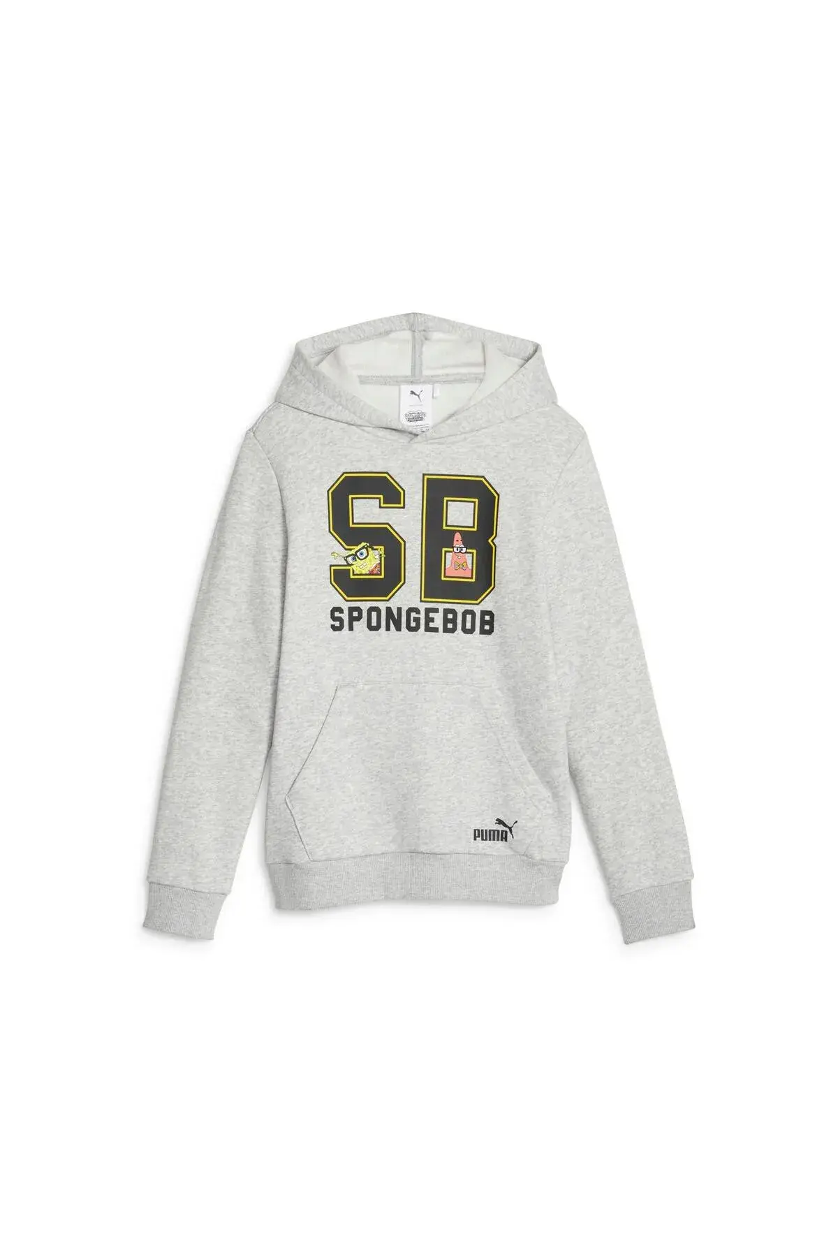Puma X SPONGEBOB Hoodie TR Açık Gri Unisex Hoodie