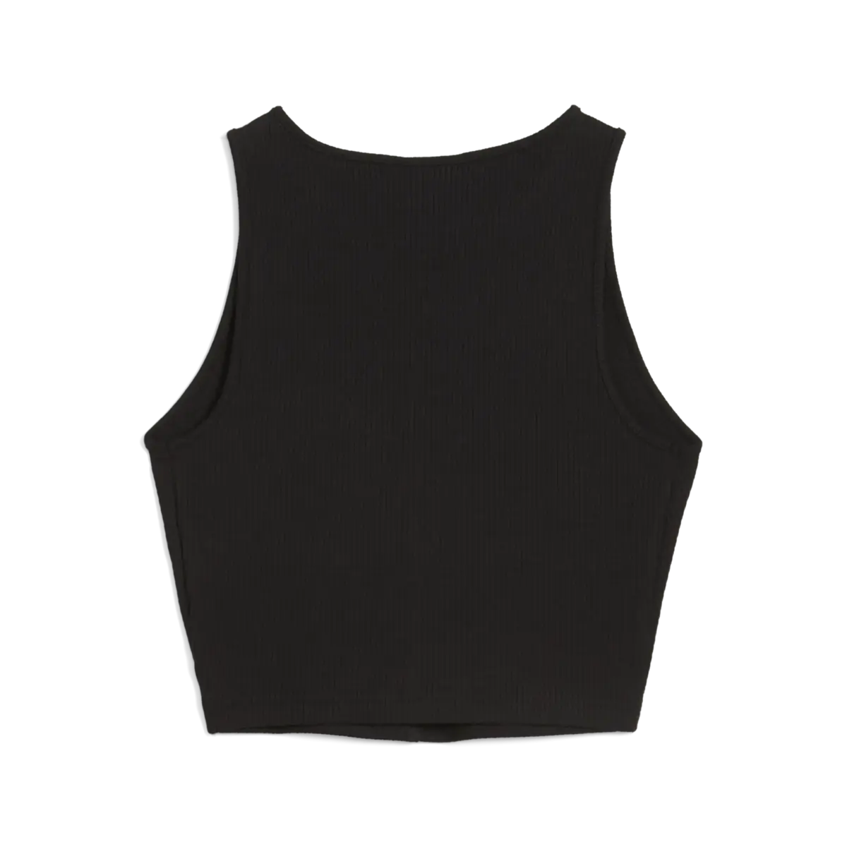 Puma WARDROBE ESS Ribbed Crop Top Siyah Kadın Crop