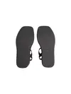 Calvin Klein WEDGE 70 SNDL WEBBIN Siyah Kadın Deri Sandalet