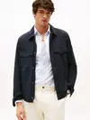 Tommy Hilfiger TECH SHIRT JACKET, DW5 Siyah Erkek Gömlek
