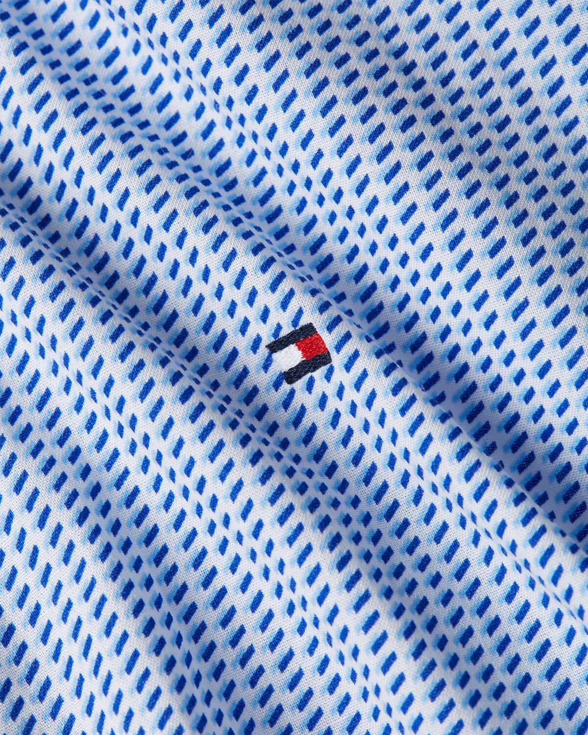 Tommy Hilfiger NATURAL SOFT FLEX PR Erkek Mavi Gömlek