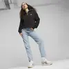 Puma DOWNTOWN Half-Zip Crew Siyah Kadın Sweatshirt