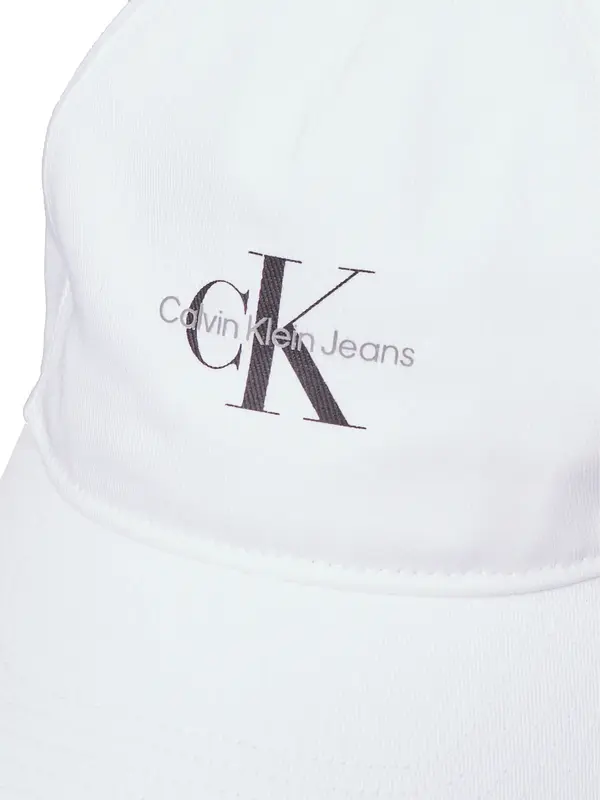 Calvin Klein MONOLOGO PRINTED Beyaz Erkek Şapka