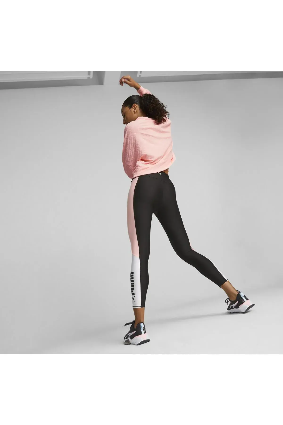 Puma FIT EVERSCULPT COLOR BLOCK HW 7/8 TIGHT Siyah Kadın Tayt