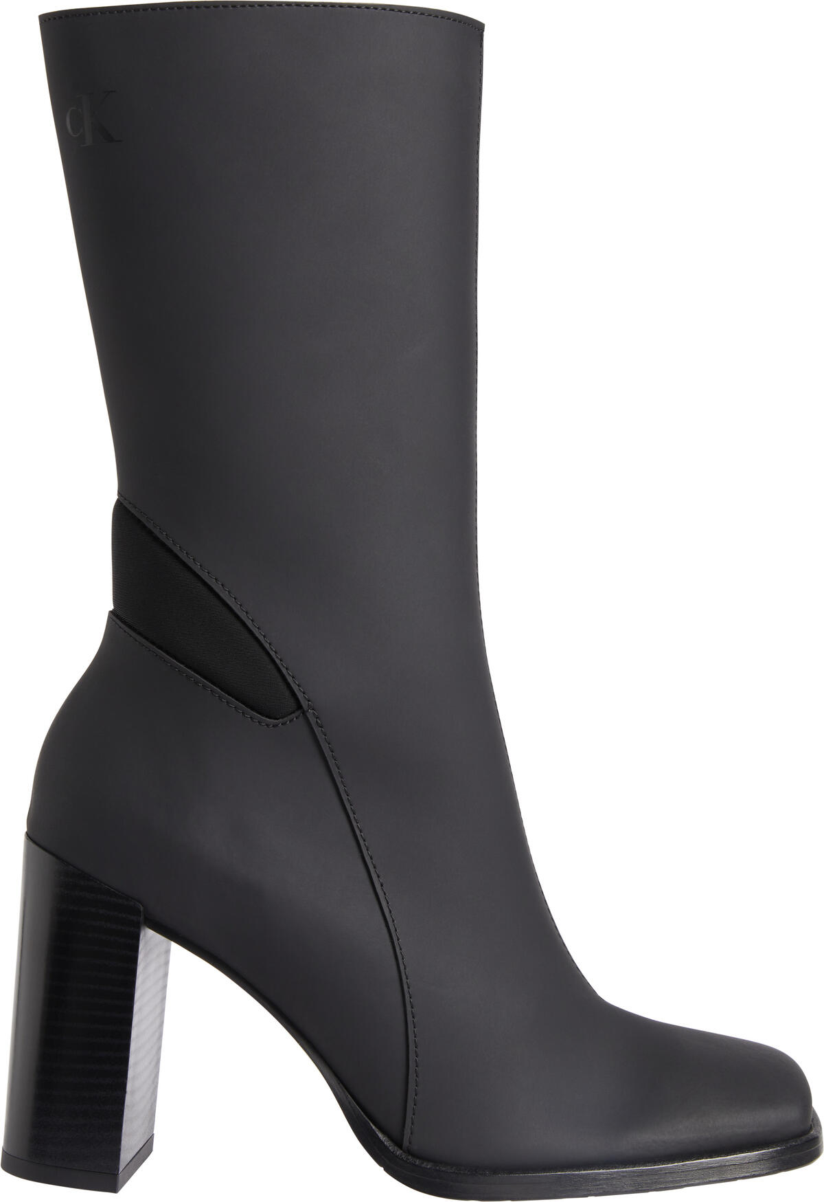 Calvin Klein HEEL ZIP BOOT LTH WN Kadın Siyah Bot