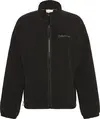Calvin Klein LS POLAR FLEECE FZ JACKET Kadın Siyah Fermuarlı Ceket