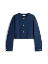 Tommy Hilfiger PUNTO CROP LADY JACK, C1G Lacivert Kadın Ceket