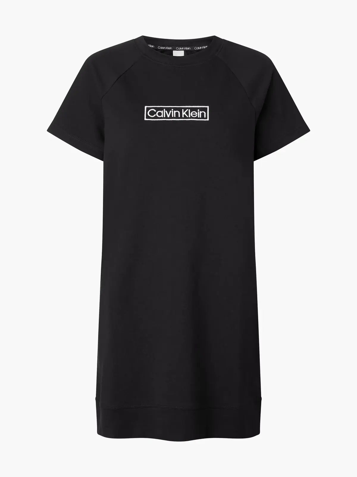Calvin Klein S/S NIGHTSHIRT Kadın Siyah Elbise