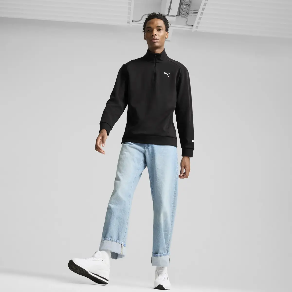 Puma ST Runner v4 L Beyaz Erkek Günlük Spor Ayakkabı