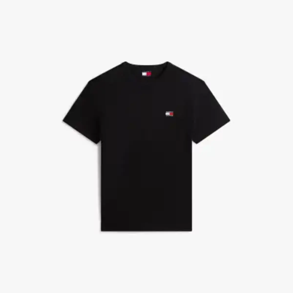 Tommy Hilfiger TJM REG BADGE TEE EX, BDS Siyah Erkek T-Shirt & Polo