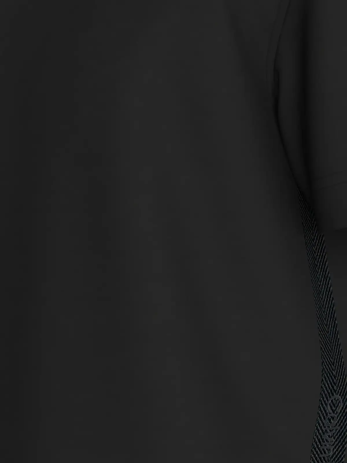 Calvin Klein LOGO TAPE TEE, BEH Siyah Erkek T-Shirt & Polo