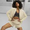 Puma T7 High Waist Shorts Bej Kadın Yüksek Bel Şort