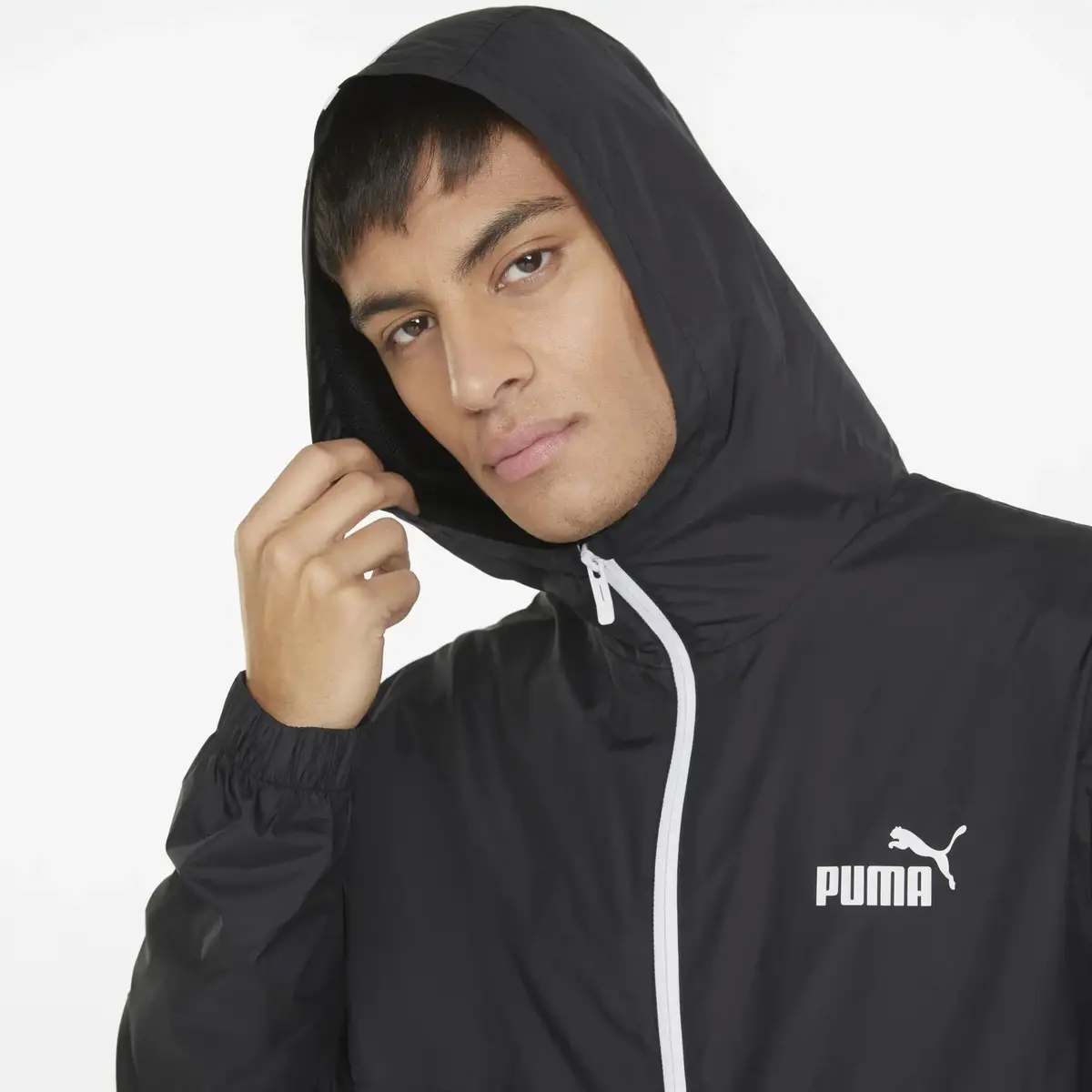 Puma ESS Solid Windbreaker Siyah Erkek/Unisex Rüzgarlık Ceket
