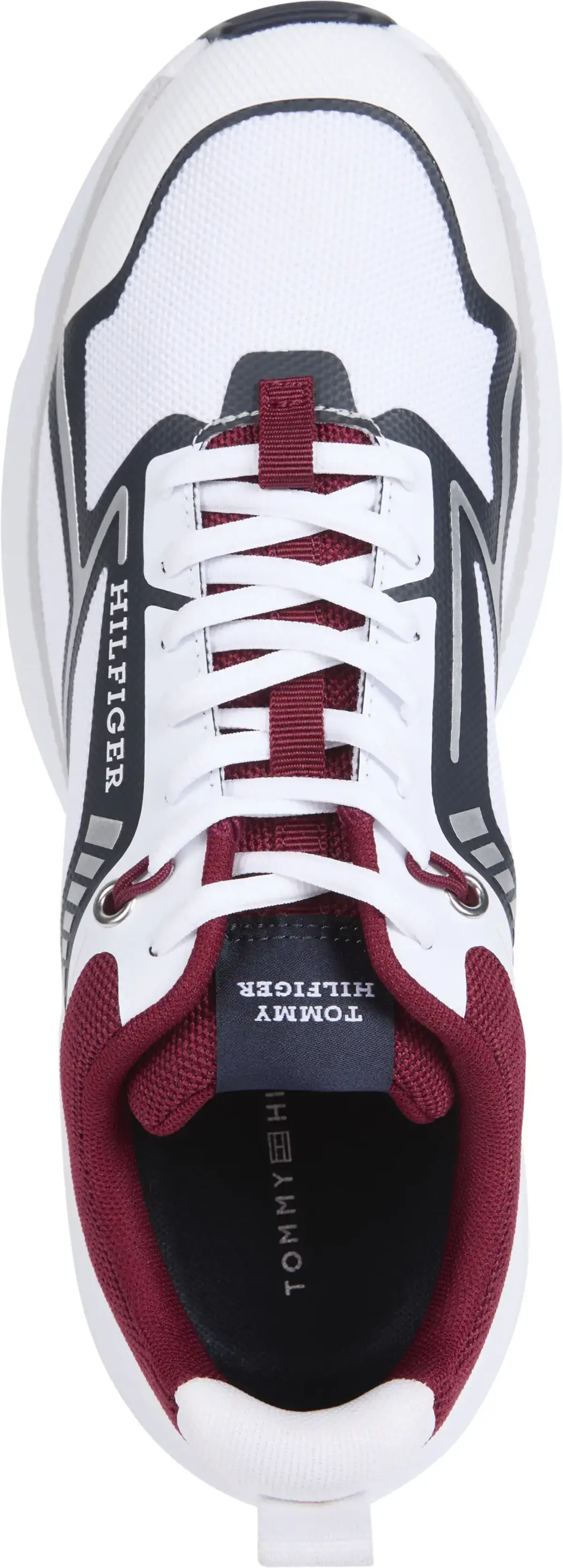 Tommy Hilfiger TH DYNAFAST TECH, DW5 Beyaz Erkek Spor Ayakkabı & Sneaker