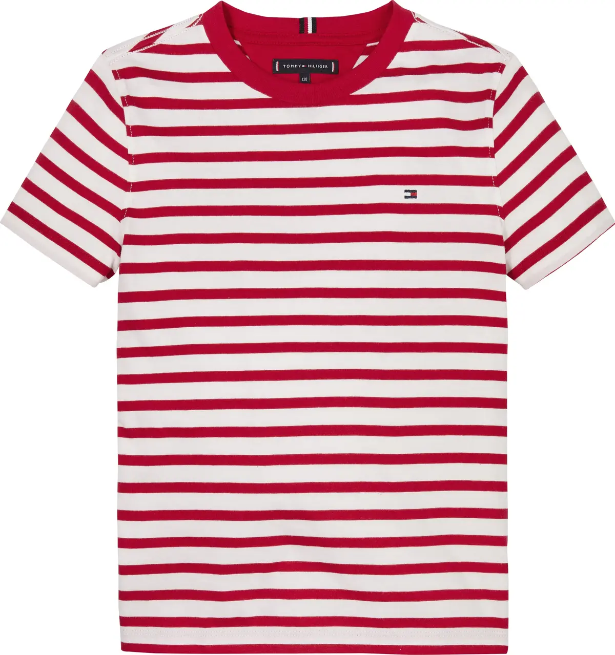 Tommy Hilfiger ESSENTIAL COTTON REG, 0EV Kırmızı Erkek Çocuk  T-Shirt & Polo