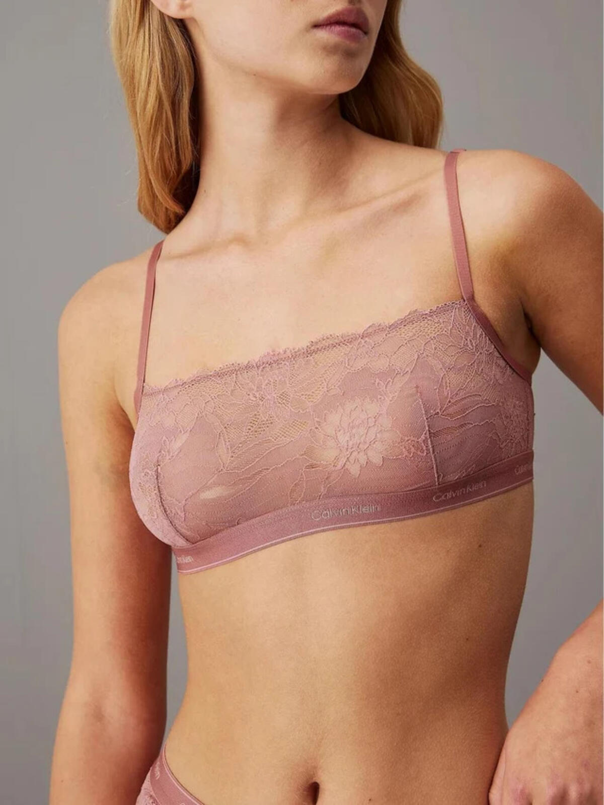 Calvin Klein UNLINED BRALETTE, VLZ Kadın Pembe Bralet
