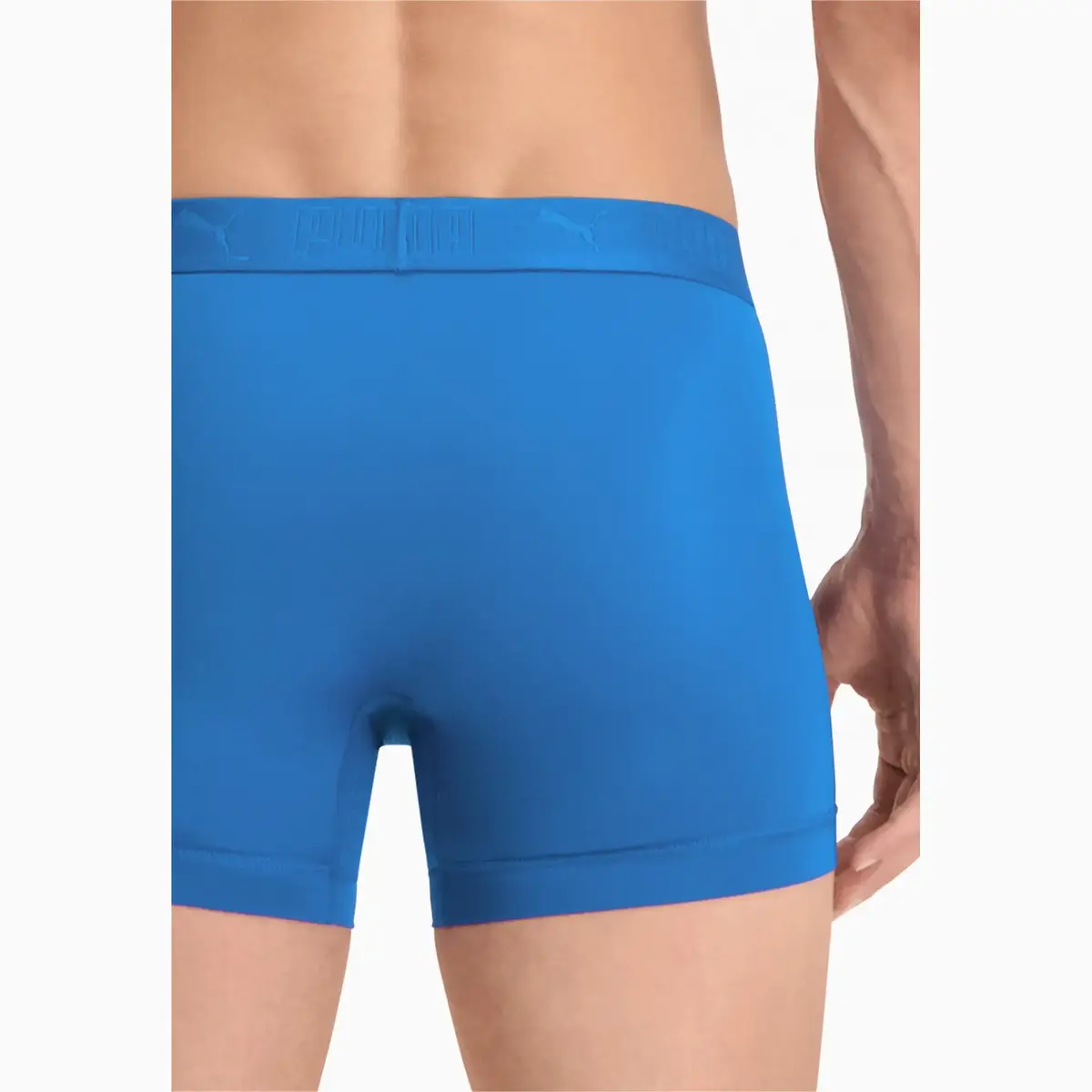 Puma PUMA SPORT MICROFIBER BOXER 2P blue comb Mavi Erkek 2'li Boxer