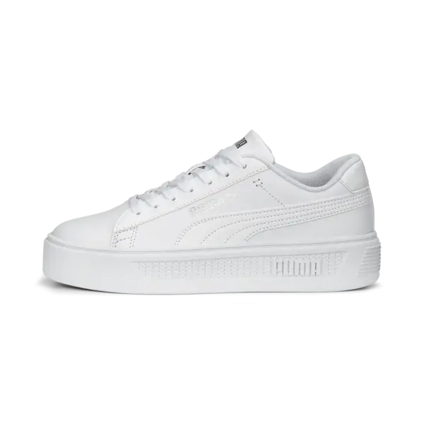 Puma Smash Platform V3 TDP Beyaz Kadın Günlük Spor Ayakkabı
