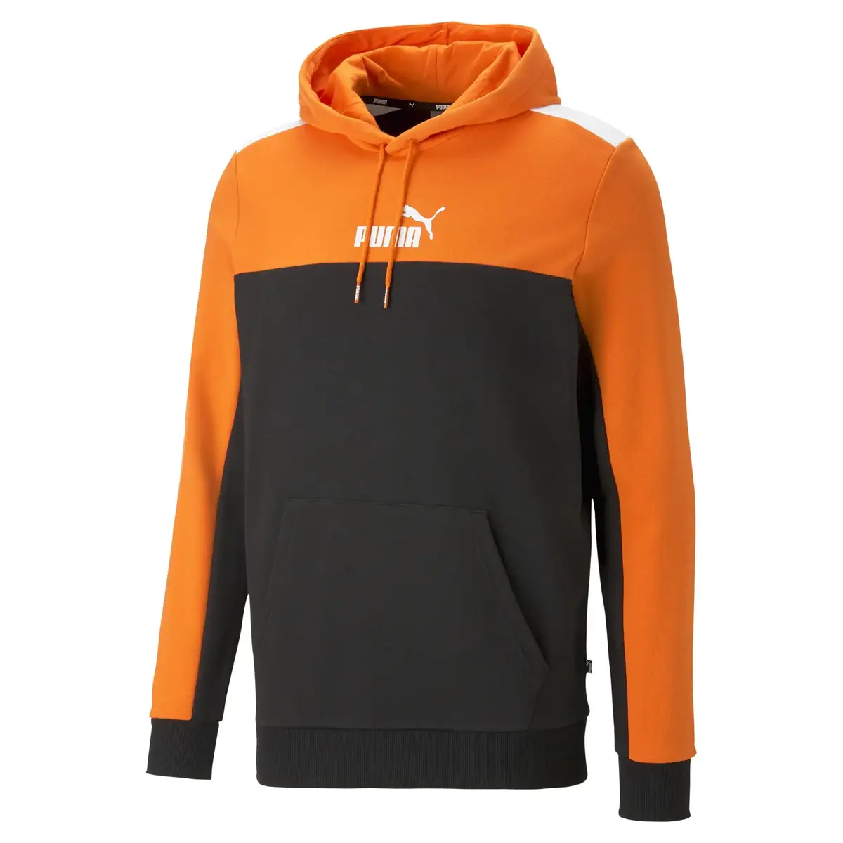 Puma ESS+ Block Hoodie TR Turuncu Erkek/Unisex Hoodie