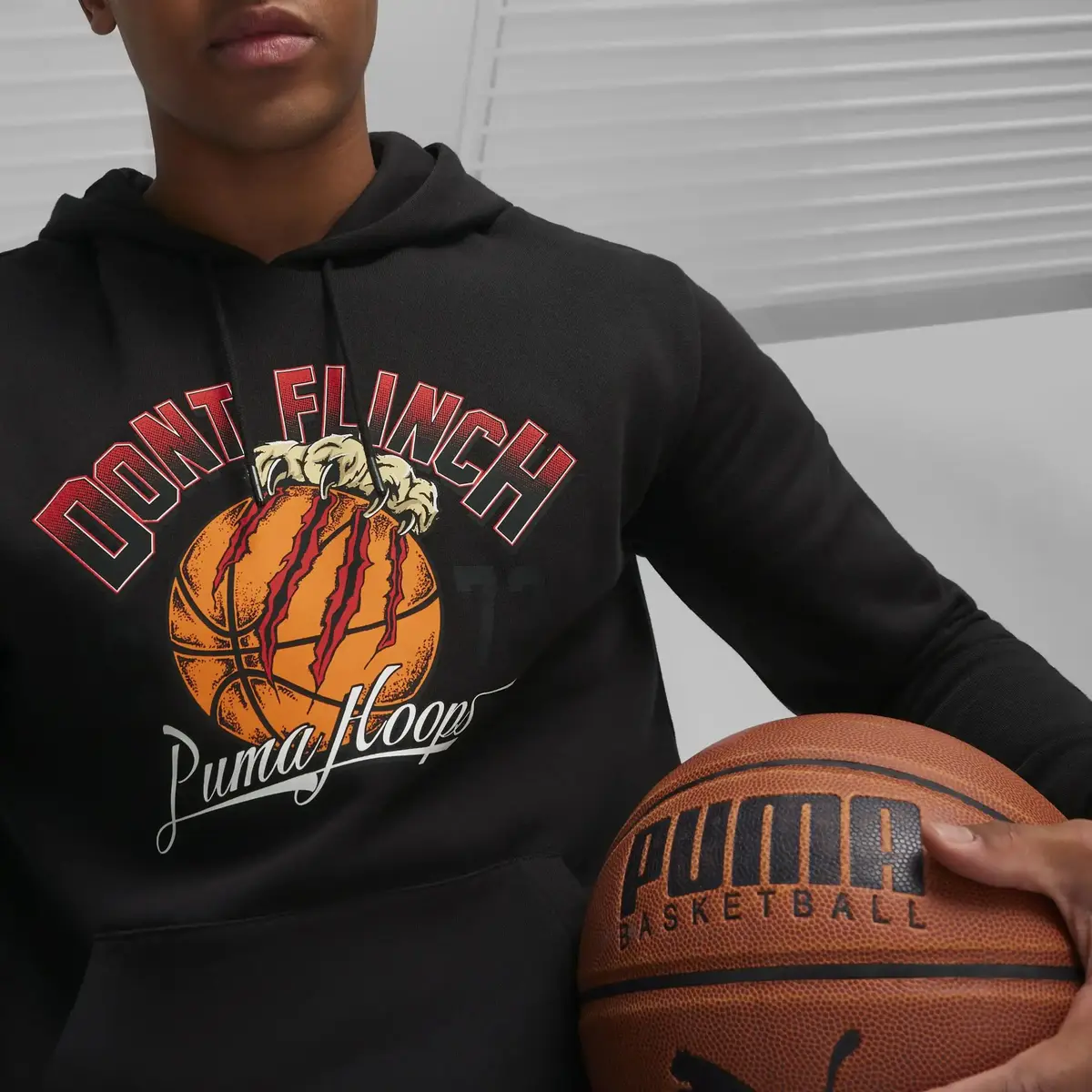 Puma Graphic Booster Hoodie Erkek Siyah Hoodie