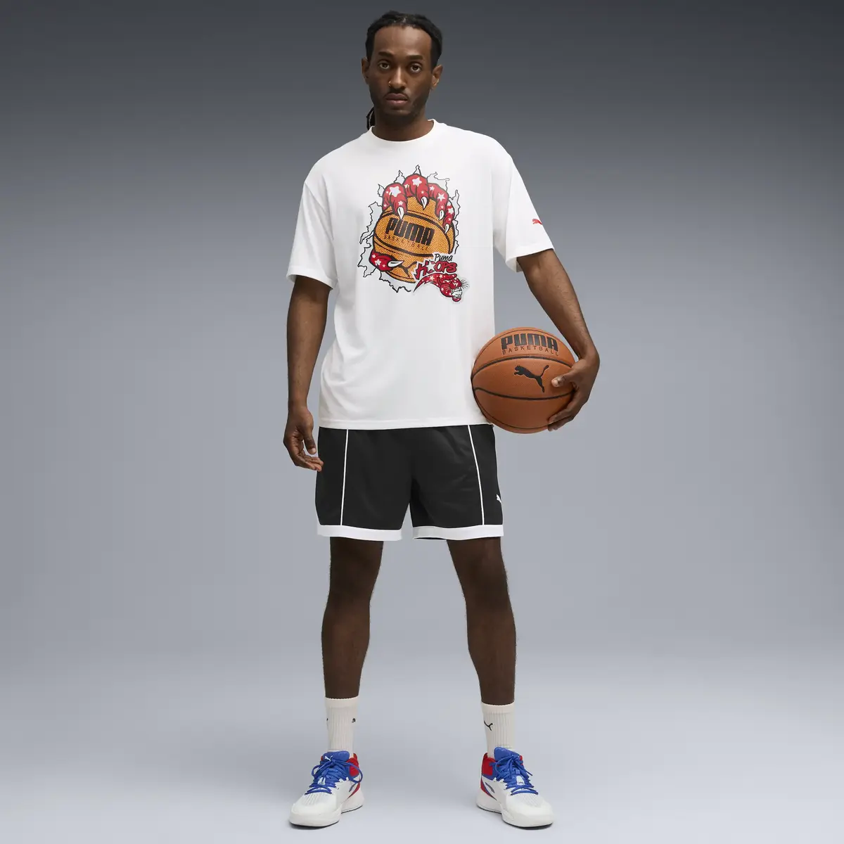 Puma Hoopaverse Tee 3 Siyah Erkek T-Shirt & Polo
